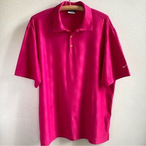 Nike Men's Polo Shirt in Bright Pink